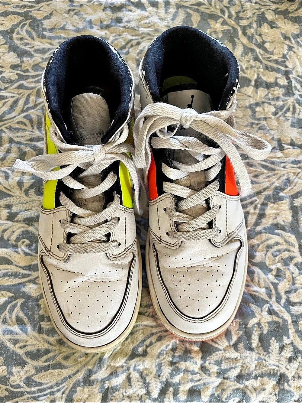 Nike Air Jordan 1 Color Block Sneakers US 4.5Y